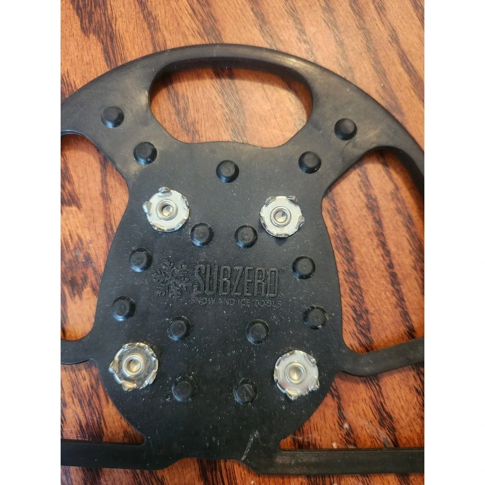 NWOT Subzero Snow Shoes Ice‎ Tools Traction Cleats Grips Black Winter Wear L/XL